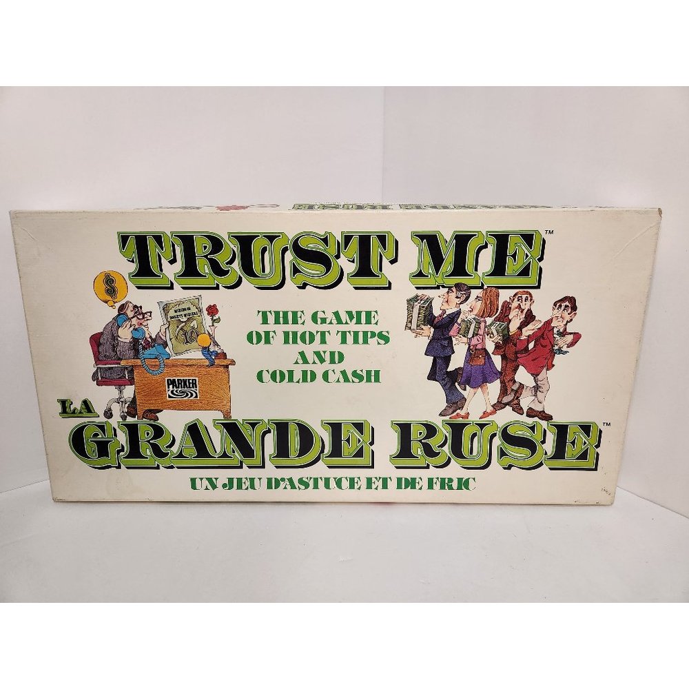 Trust Me Board Game by Parker Brothers- Vintage Board Game- Family Game Night